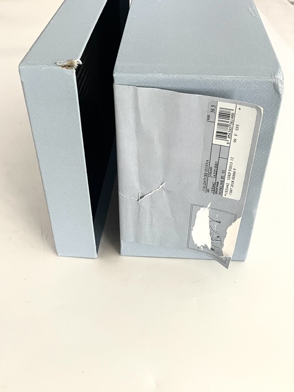 PRADA For Saks Fifth Avenue Authentic Blue Shoe Box Box 11.75 x 6.75 x 4.5 in. gallery