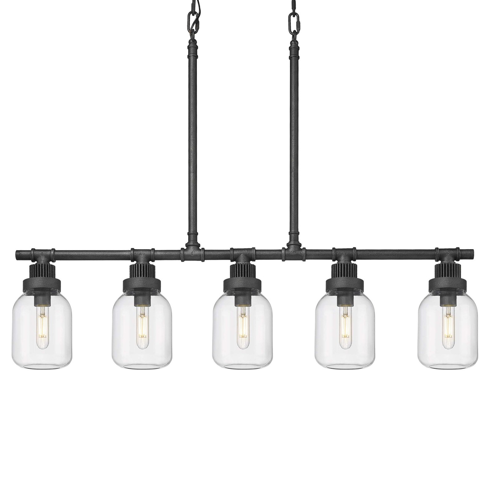 Innovations Lighting 472-5I-13-43 Somers Linear Somers 5 Light - Weathered Zinc gallery
