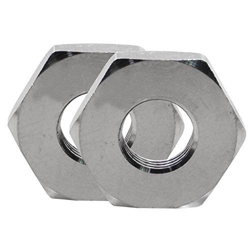 Cast Pipe Fitting Stainless Steel 304 Hex Locknut NPT 1/4 Inch Pack of 2 gallery