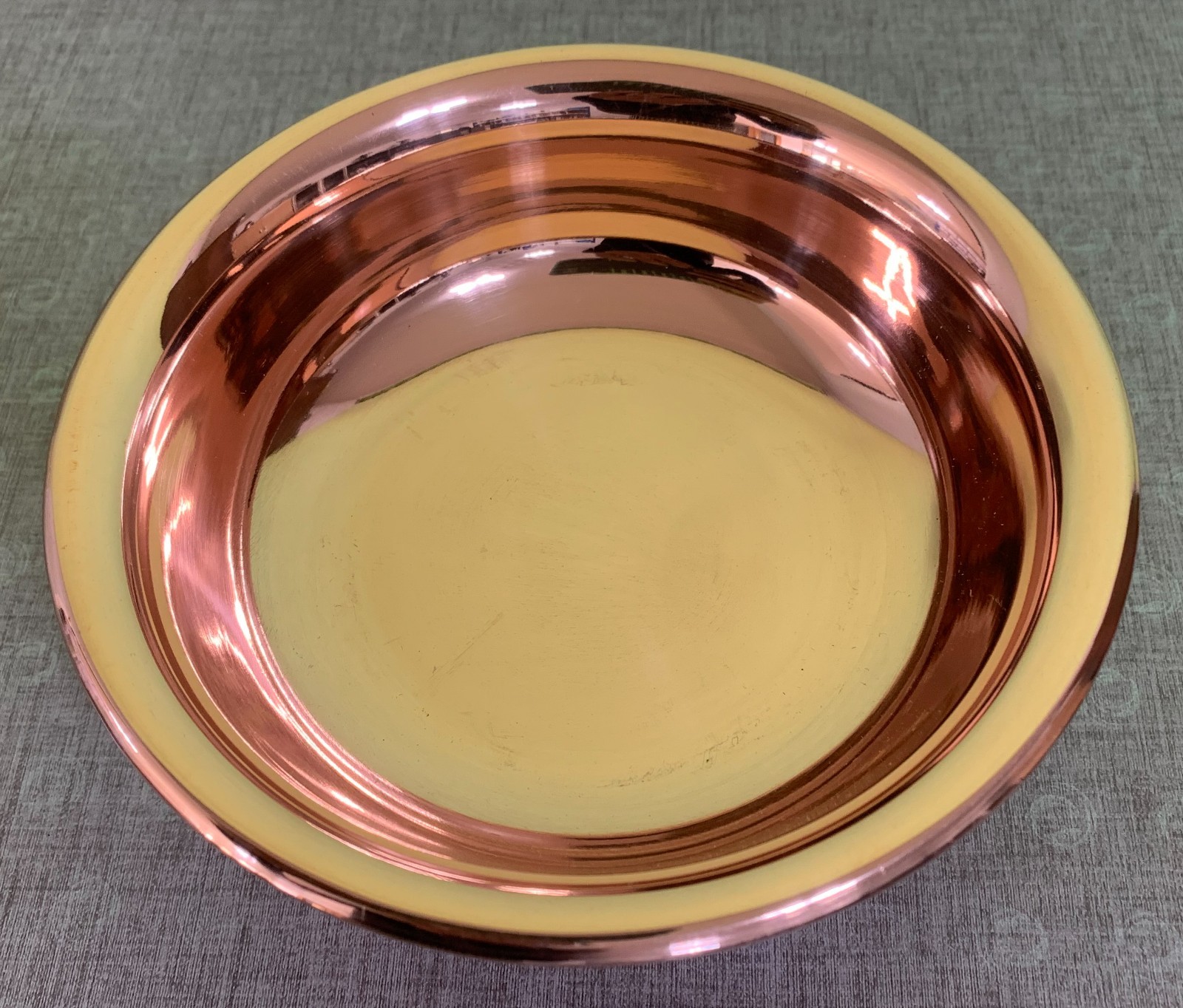 Mongolian Style Copper Bowl 630ml 17cm diameter gallery