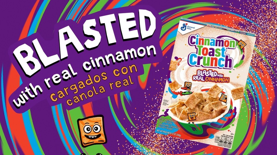 Cinnamon Toast Crunch Breakfast Cereal, Crispy Cinnamon Cereal, Mega Size, 27 oz gallery