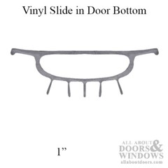 Vinyl Threshold Insert Door 1 Inch Vinyl Slide In Door Bottom Threshold Insert
