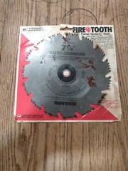 7 1/4″ 75 TOOTH MASTER COMBINATION FIREPROOF STEEL CIRCULAR SAW BLADE