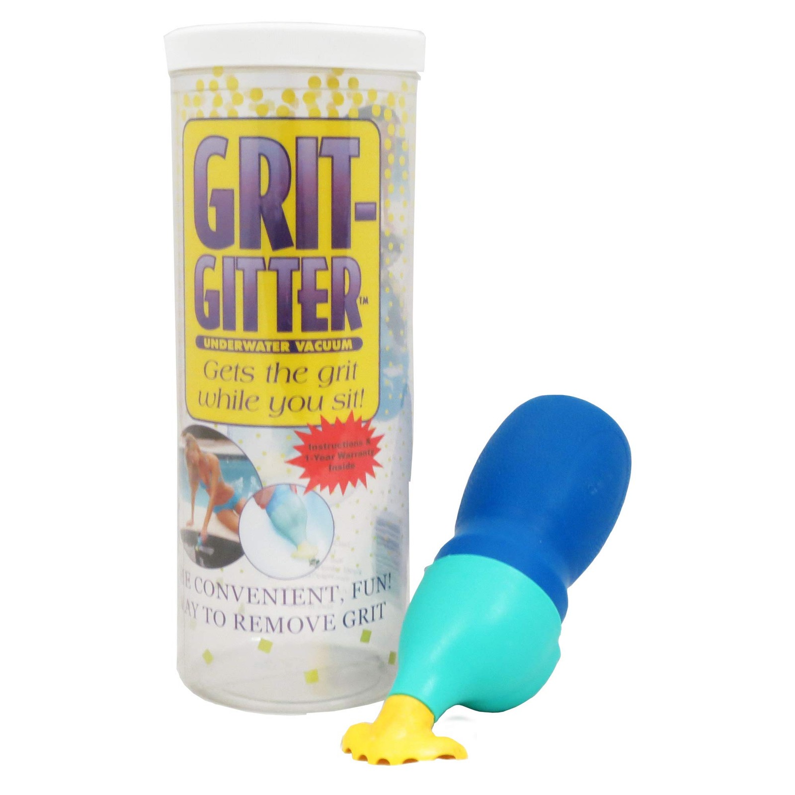POOL BLASTER Water Tech Grit Gitter Manual Cordless Hot Tub and Spa Vacuum Cl... gallery