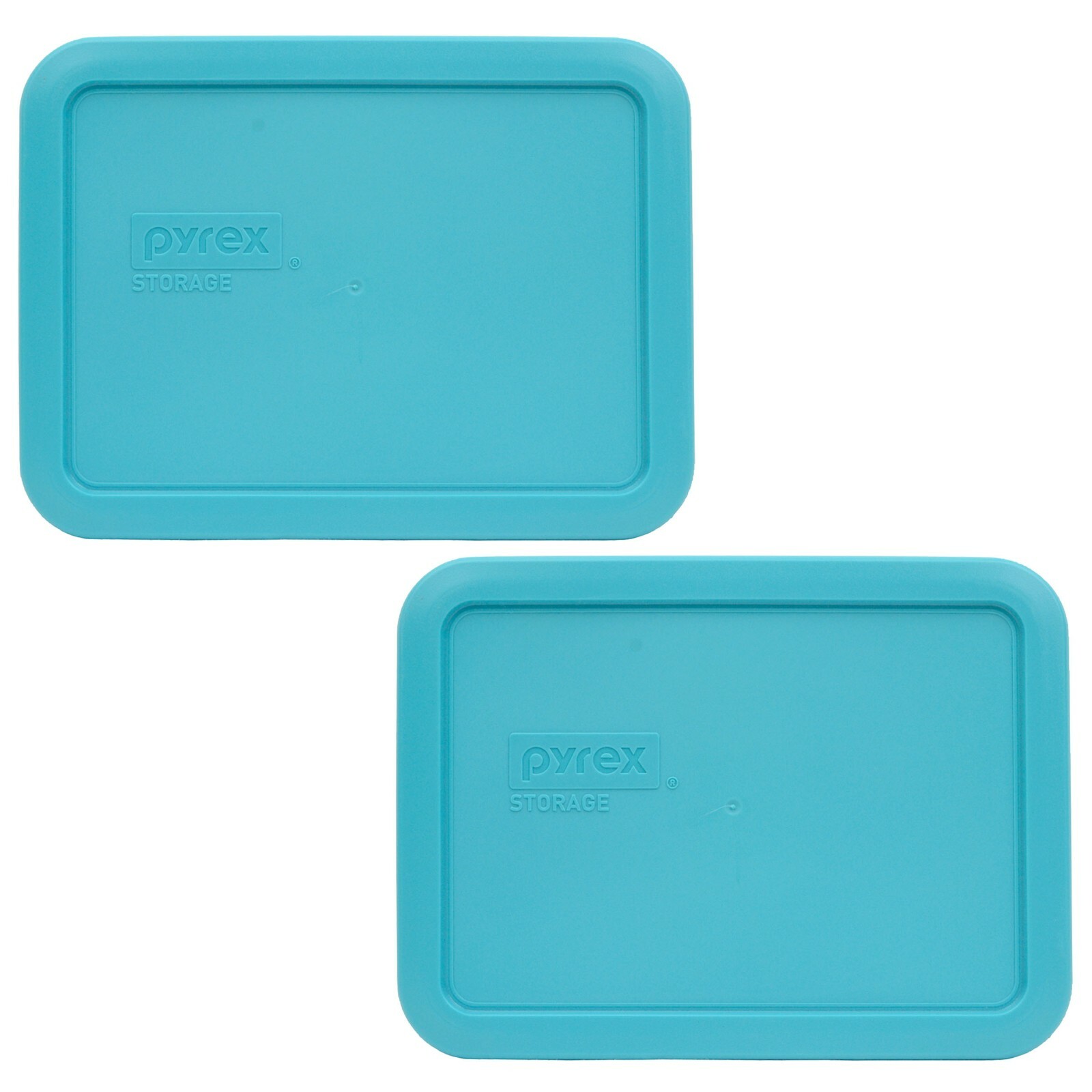 Pyrex 7210-PC Surf Blue Rectangular Food Storage Replacement Lid Cover (2-Pack) gallery