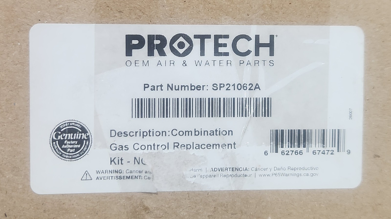 Rheem PROTECH Natural Gas Combination Control Thermostat Kit SP21062A gallery