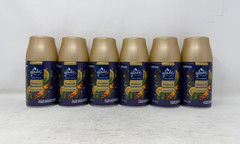 6 Pack – Glade Automatic Spray Air Freshener Refills, Embers & Sandalwood, 6.2oz