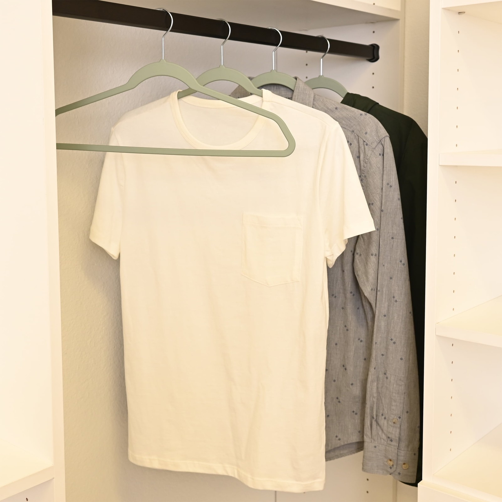 Better Homes & Gardens Rubber Hangers, Non-Slip Clothing Hangers, 30 Value Pack gallery