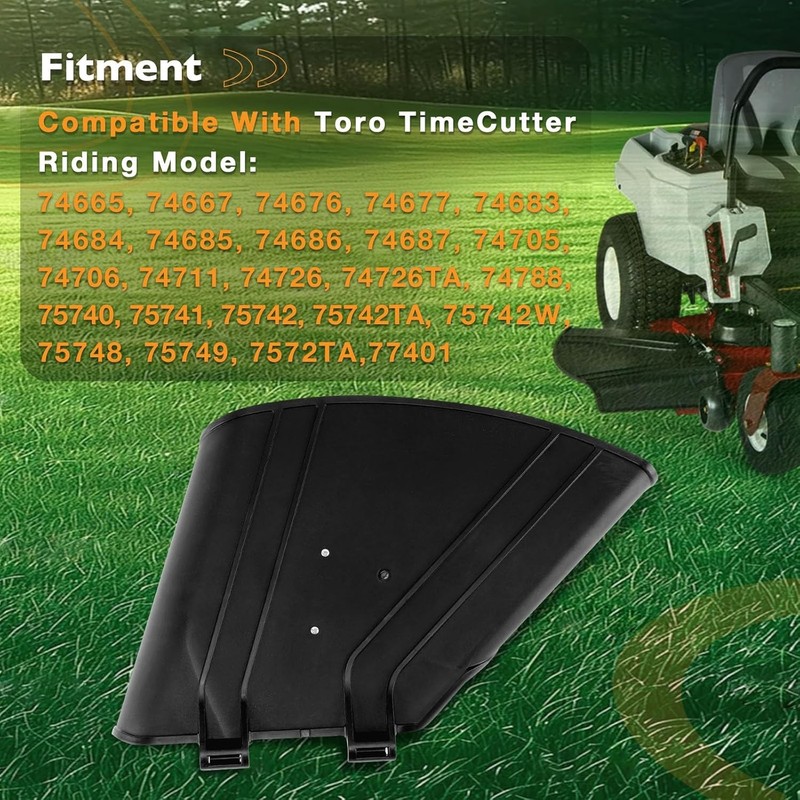 137-7046 Side Discharge Chute Grass Deflector For Toro TimeCutter & Exmark 42" gallery