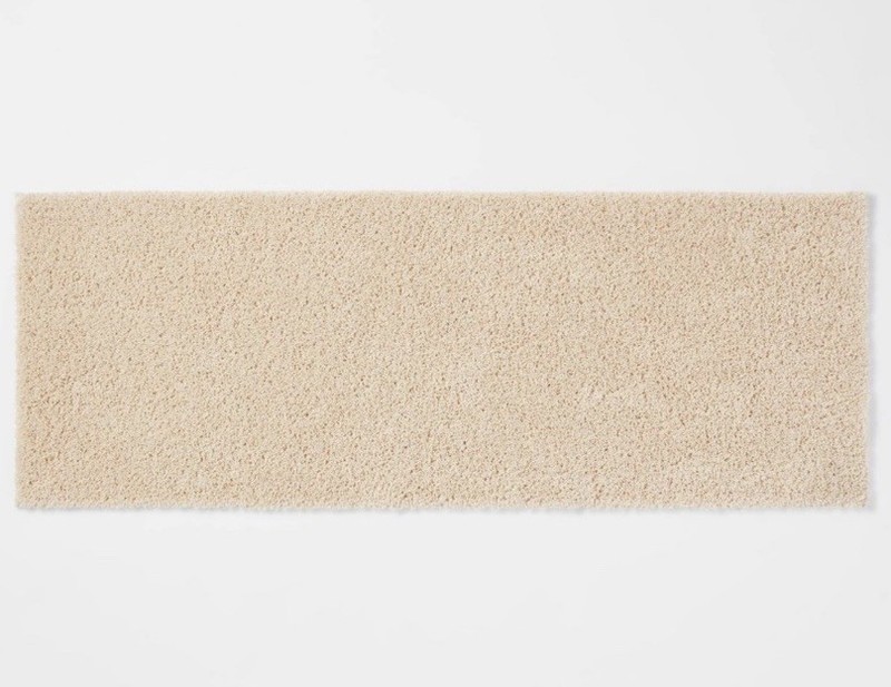 Threshold Antimicrobial Bath Rug - Beige Size 22"x60" NWOT gallery