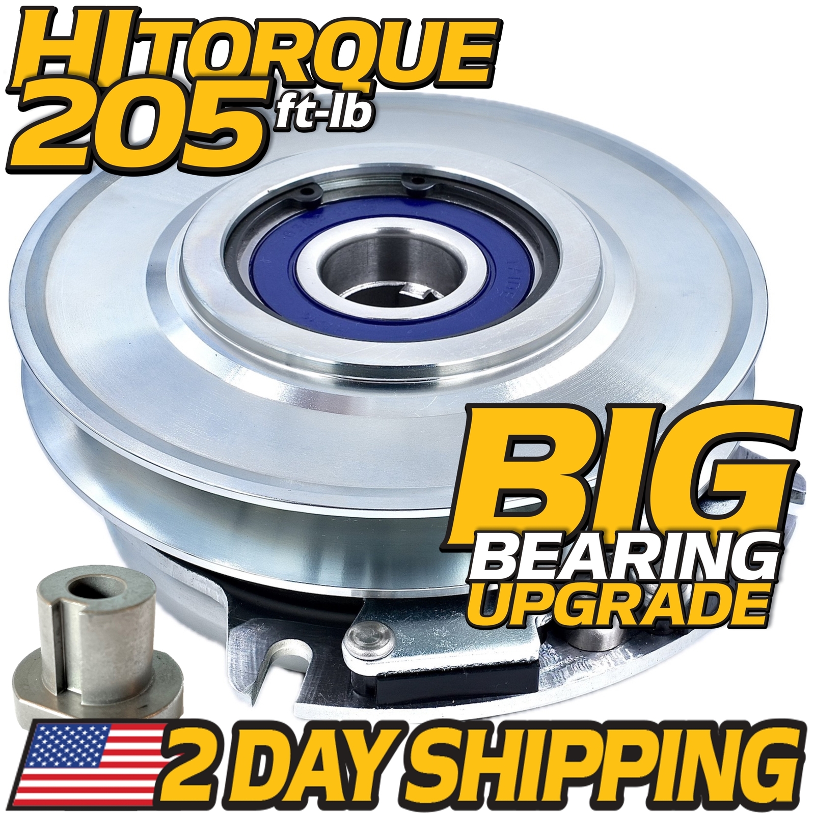 HiTorq BIGBearing PTO Clutch for eXmark Toro 103-0690 109-2916 1-653048 1-653292 gallery