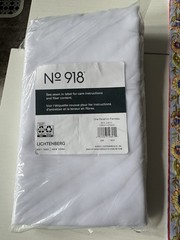 14 Total! NIB-No 918 Single Panel White Sheer Drape 59” X 84”