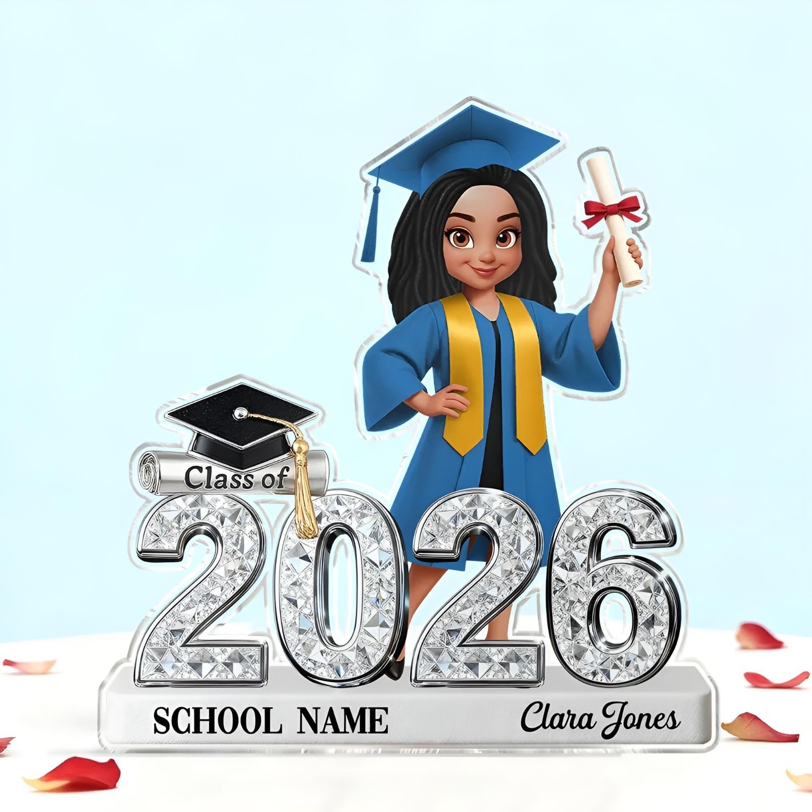 Personalized Graduation Acrylic Plaque, Class of 2026 Keepsake, Custom Senior gallery