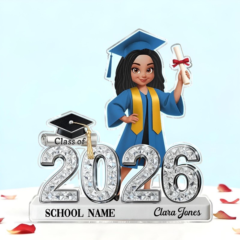 Personalized Graduation Acrylic Plaque, Class of 2026 Keepsake, Custom Senior gallery