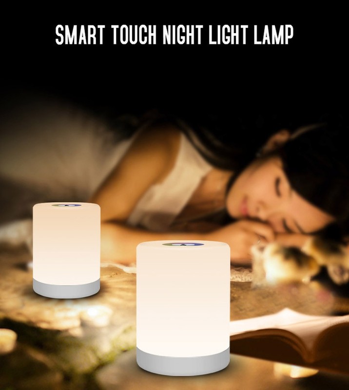 Color Changing Night Light Table Bedside Lamp for Baby Pet AA Battery Operated gallery