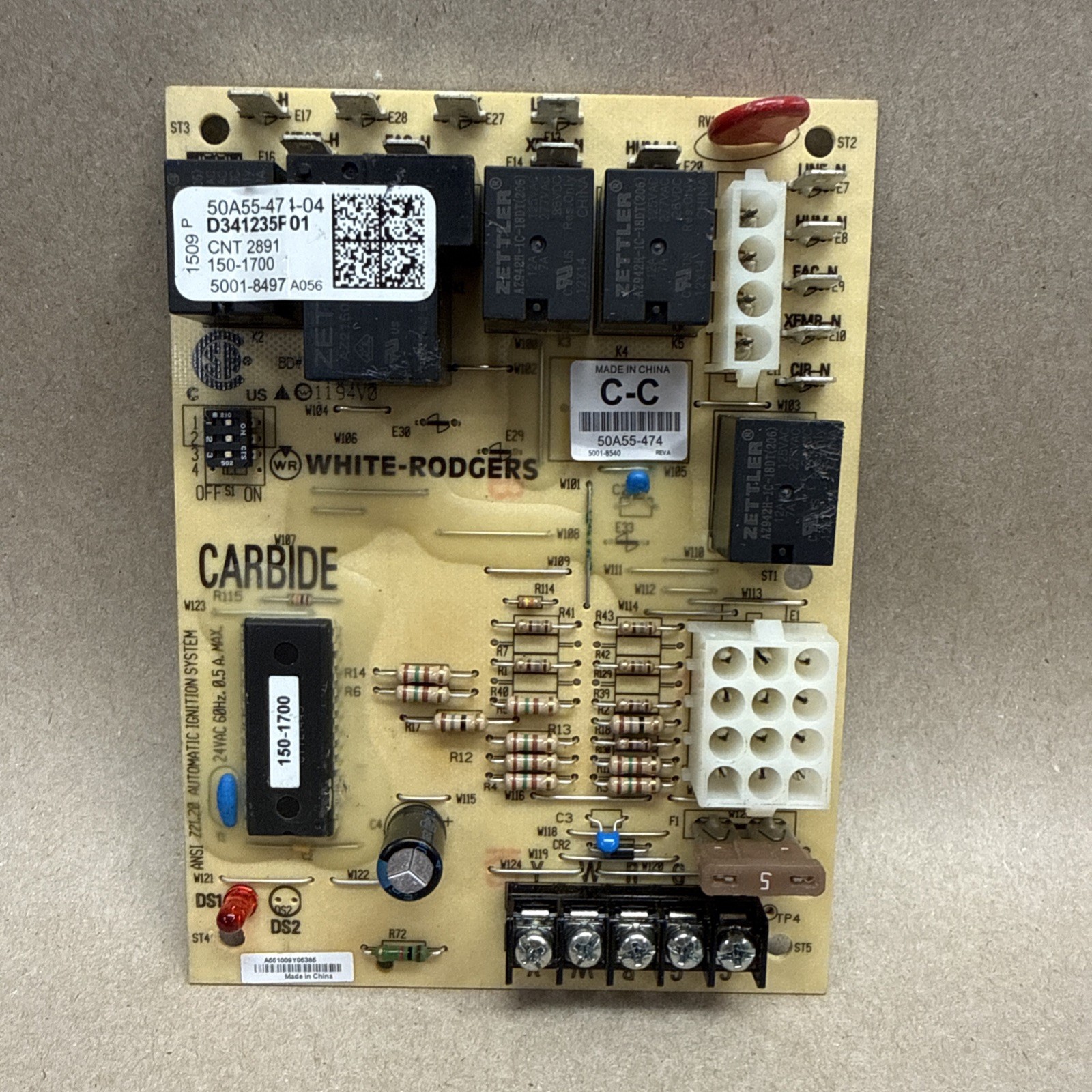 TESTED Furnace Control Circuit Board 50A55-474-04 D341235P01 White-Rodgers B12 gallery