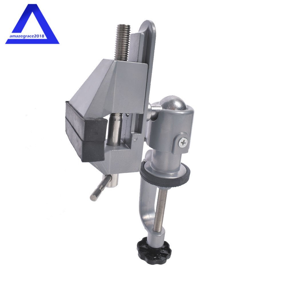 BENCH VISE SWIVEL 3" TABLETOP CLAMP VICE TILTS ROTATES 360° UNIVERSAL WORK HOBBY gallery