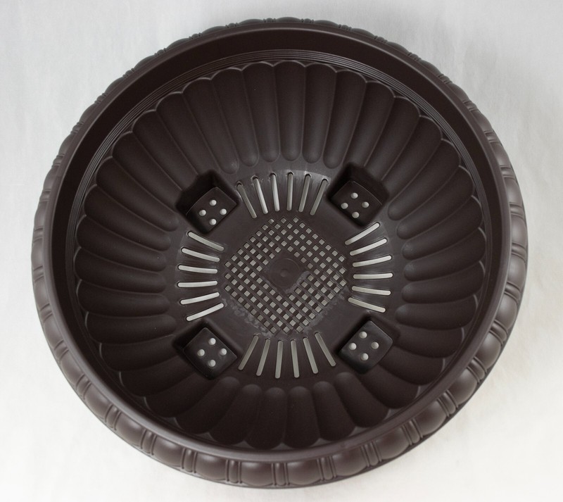 Heavy Duty Round Plastic Bonsai Pot, Cactus & Succulent Planter - 10.5"/13" gallery