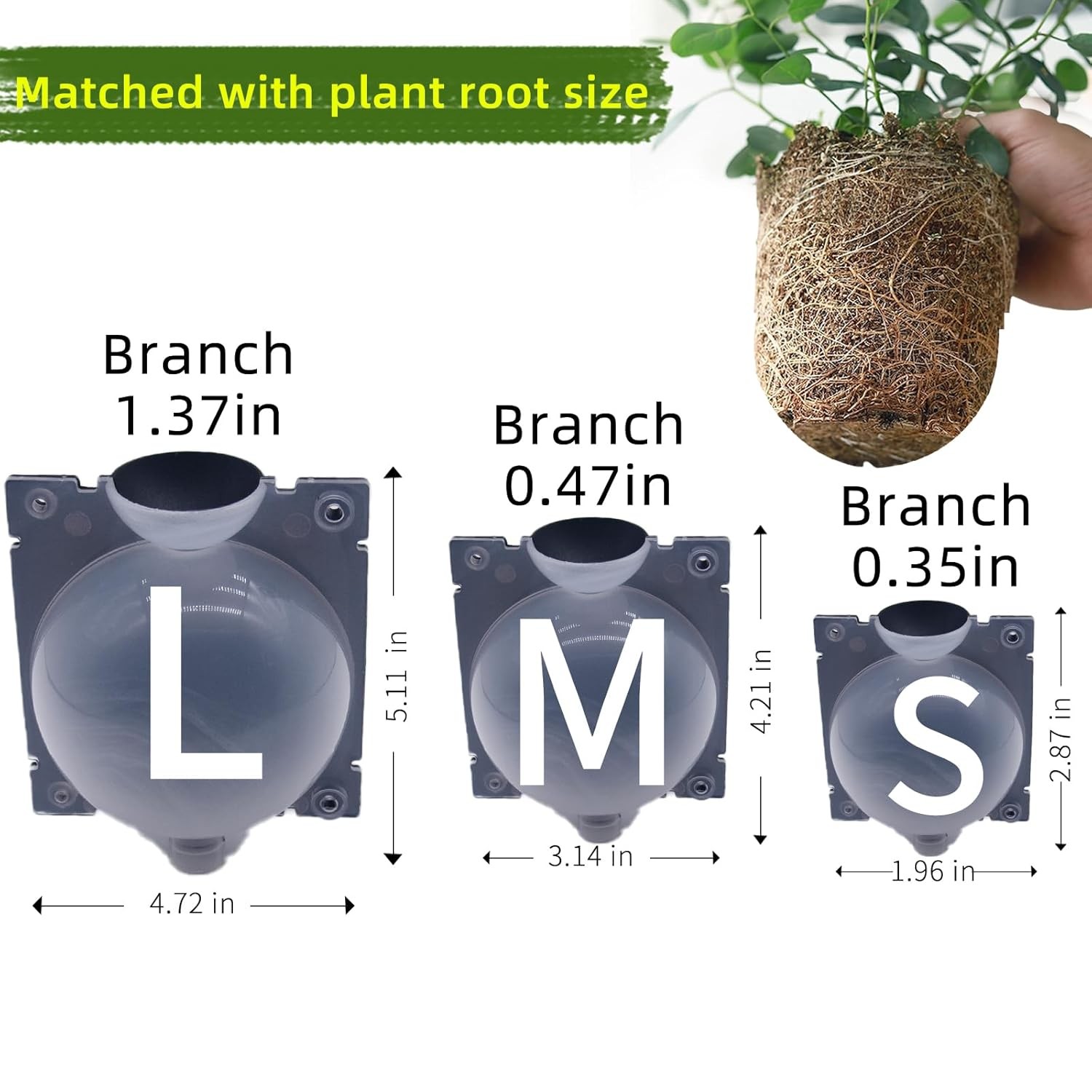 10 PCS Air Layering Propagation Kit -Thicker Version with Reusable Half Transpar gallery