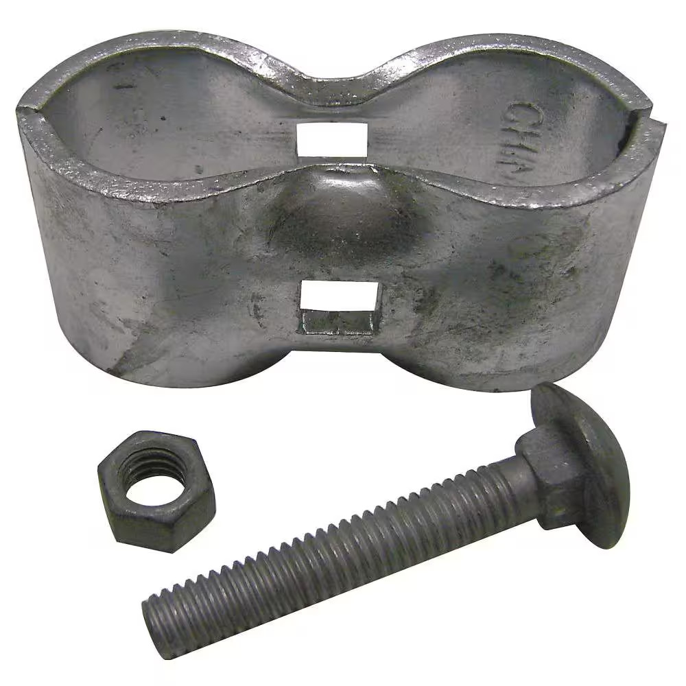 1-3/8 In. Galvanized Metal Panel Clamp with Nuts and Bolts (Sets of 4) gallery