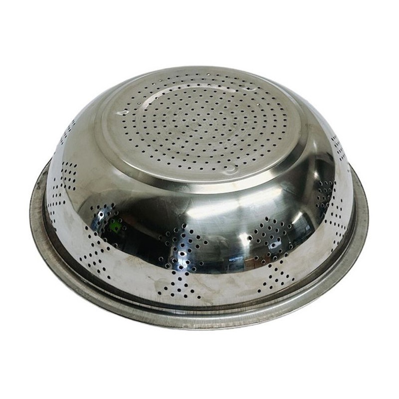 12" (30 cm) Stainless Steel Colander Food Vegetables Drainer Cullender Strainer gallery