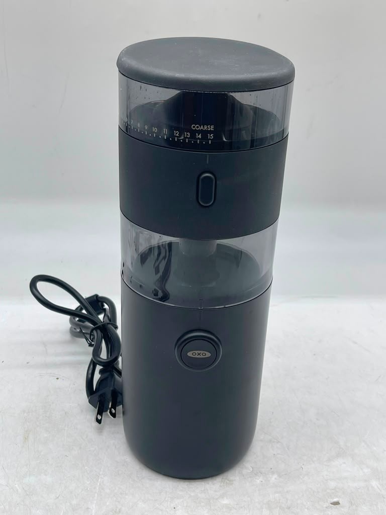 OXO Brew Compact Conical Burr Coffee Grinder Black -Used gallery