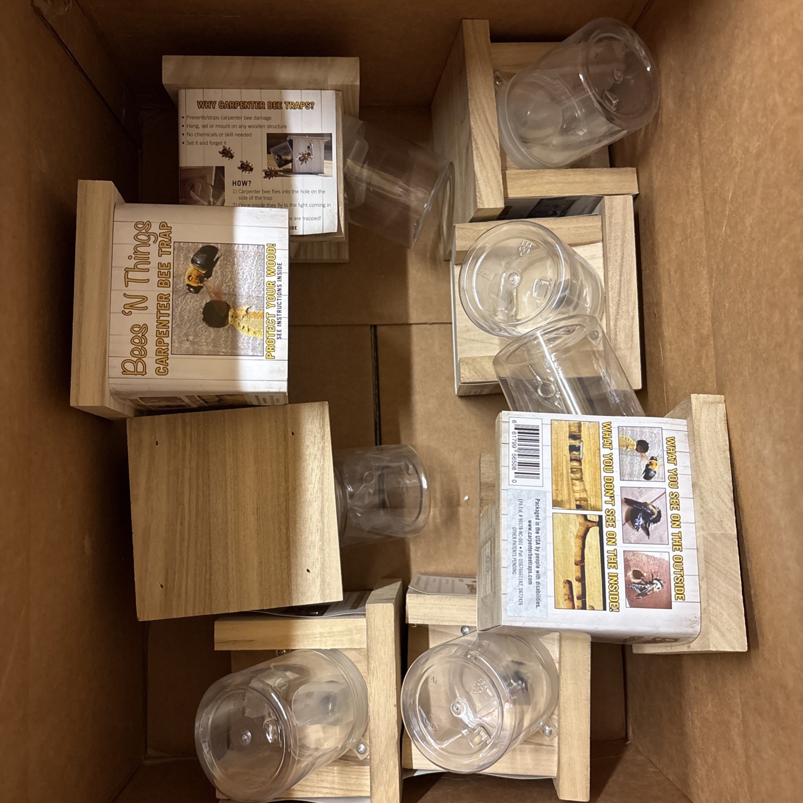 New Bees 'N Things Outdoor Carpenter Bee Traps - Lot of 8 gallery