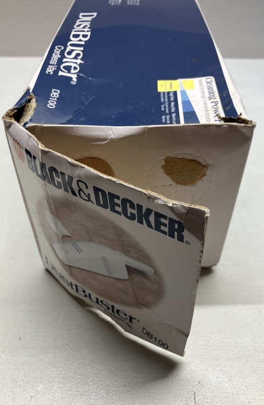 Black & Decker DustBuster DB100 Cordless Handheld Vacuum New Vintage Y2K gallery