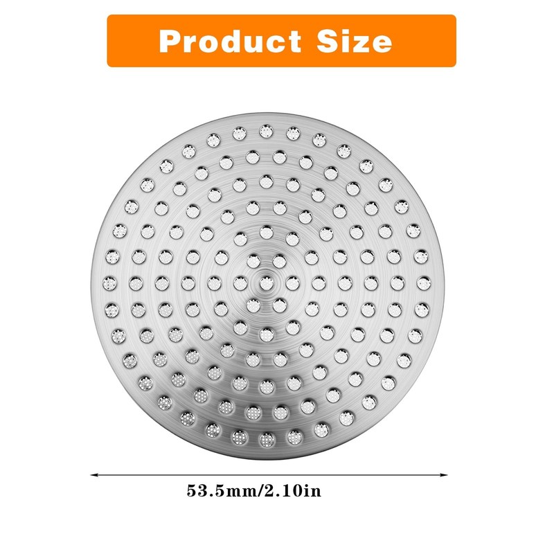 53.5mm Ultra Thin Espresso Puck Screen 0.8mm Stainless Steel Coffee Filter gallery