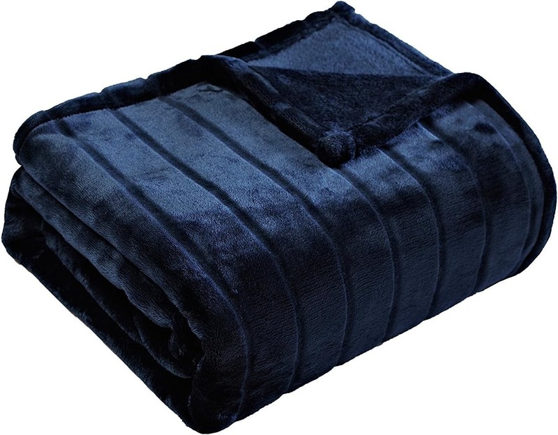 Bertte Throw Blanket 330 GSM Super Soft Lightweight Luxury Fleece Blanket 50x60" gallery