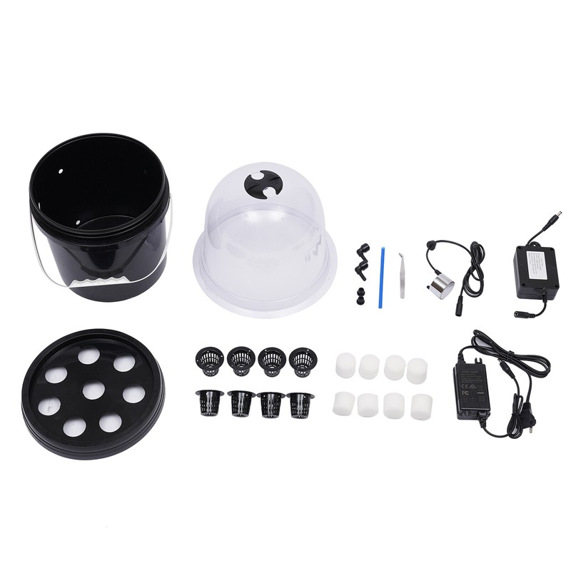 PP Hydroponics Seedling & Cloning System Aeroponic Propagation Kit 8 Plant Sites gallery