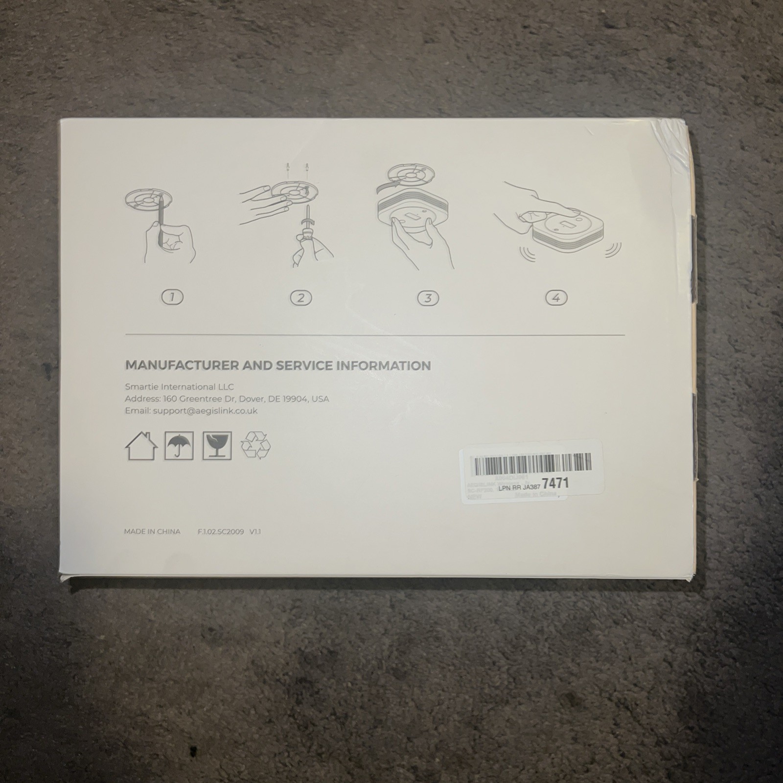 Ageslink Wireless Interlinked Combo Smoke Carbon Monoxide Alarm 10Pack SC-RF200 gallery