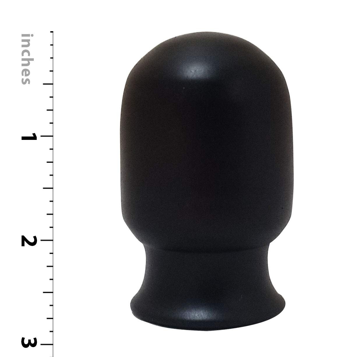 Top Rounded Oval Finial, Oil Rubbed Bronze Finish - Set of 2 (by Royal Designs) gallery