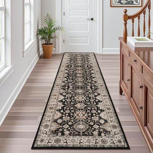 Washable Hallway Runner Rug 3x10: Non Slip Runner Rugs with Rubber Backing gallery