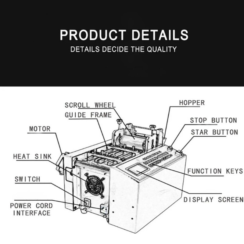 Automatic Wire Rope Cutting Machine Blade Metal Cutting Machine Copper Sheet gallery