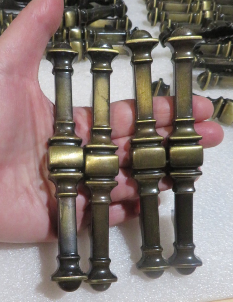 Amerock Cabinet Carriage Drawer Handle Pulls 234-1 Antique Brass lot of 60 gallery