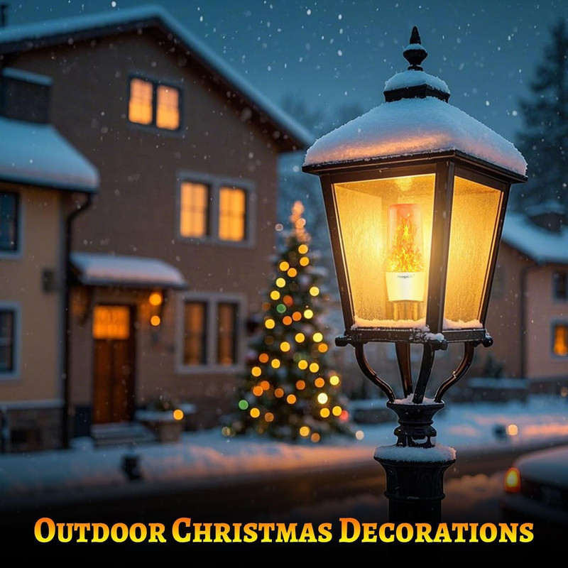 Flame Light Bulbs, Warm Flickering Light Bulbs Effect of Real Fire, E26 Led Flam gallery