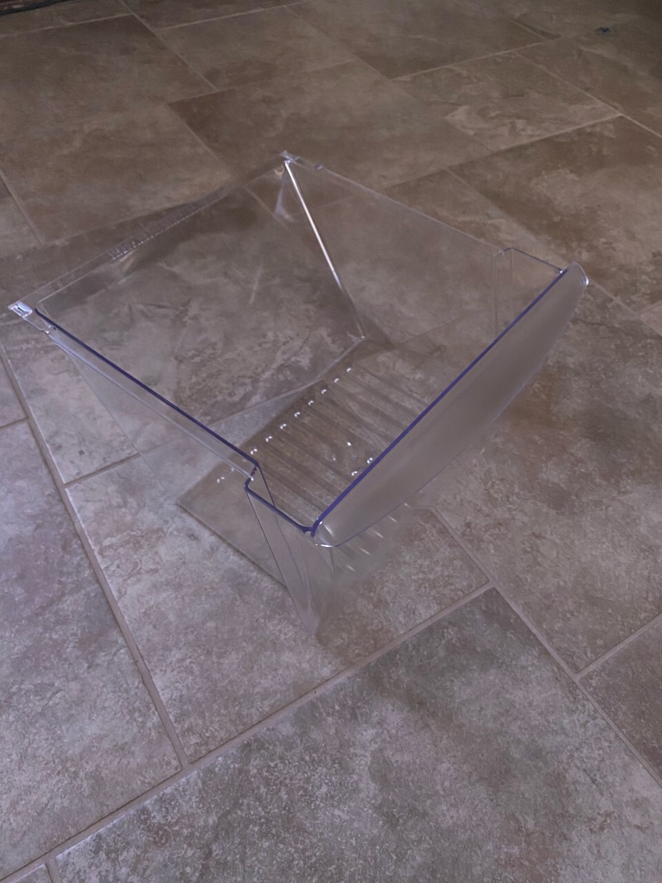 New Refrigerator Crisper Drawer Model number 240351207 Clear  gallery