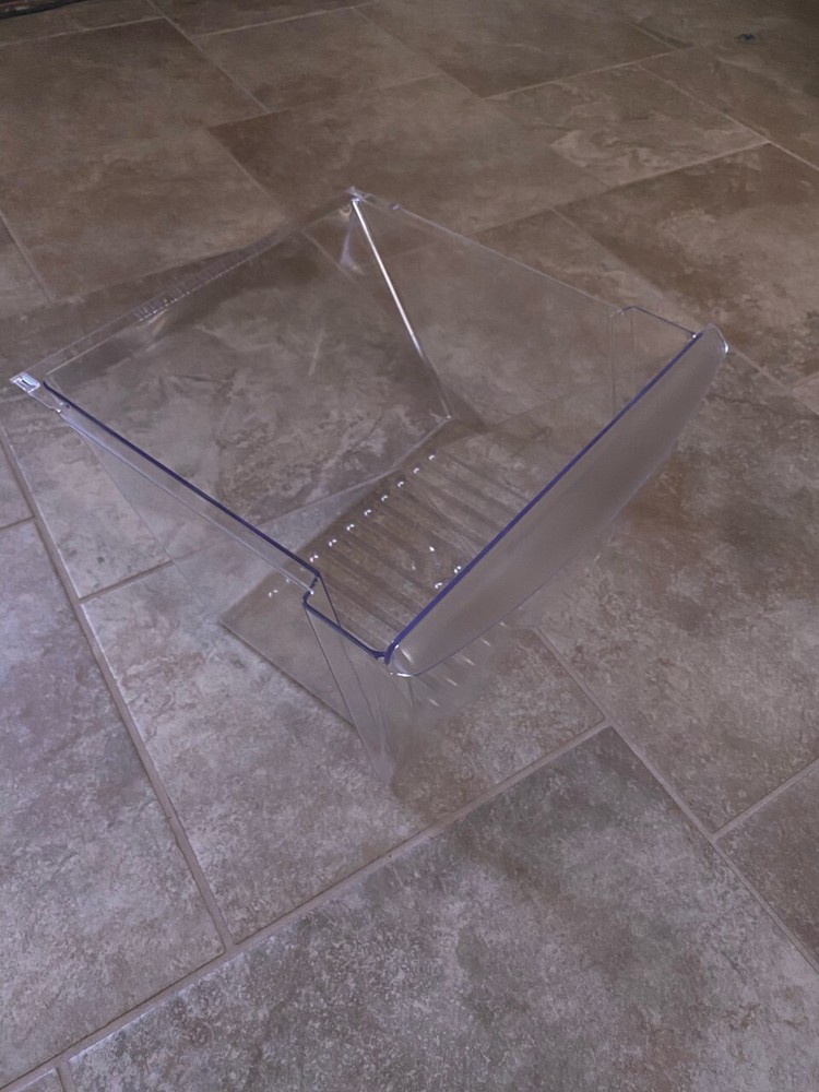New Refrigerator Crisper Drawer Model number 240351207 Clear 