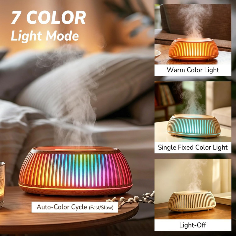 Flame Essential Oil Diffuser 150Ml, Ultrasonic Aromatherapy Diffuser gallery