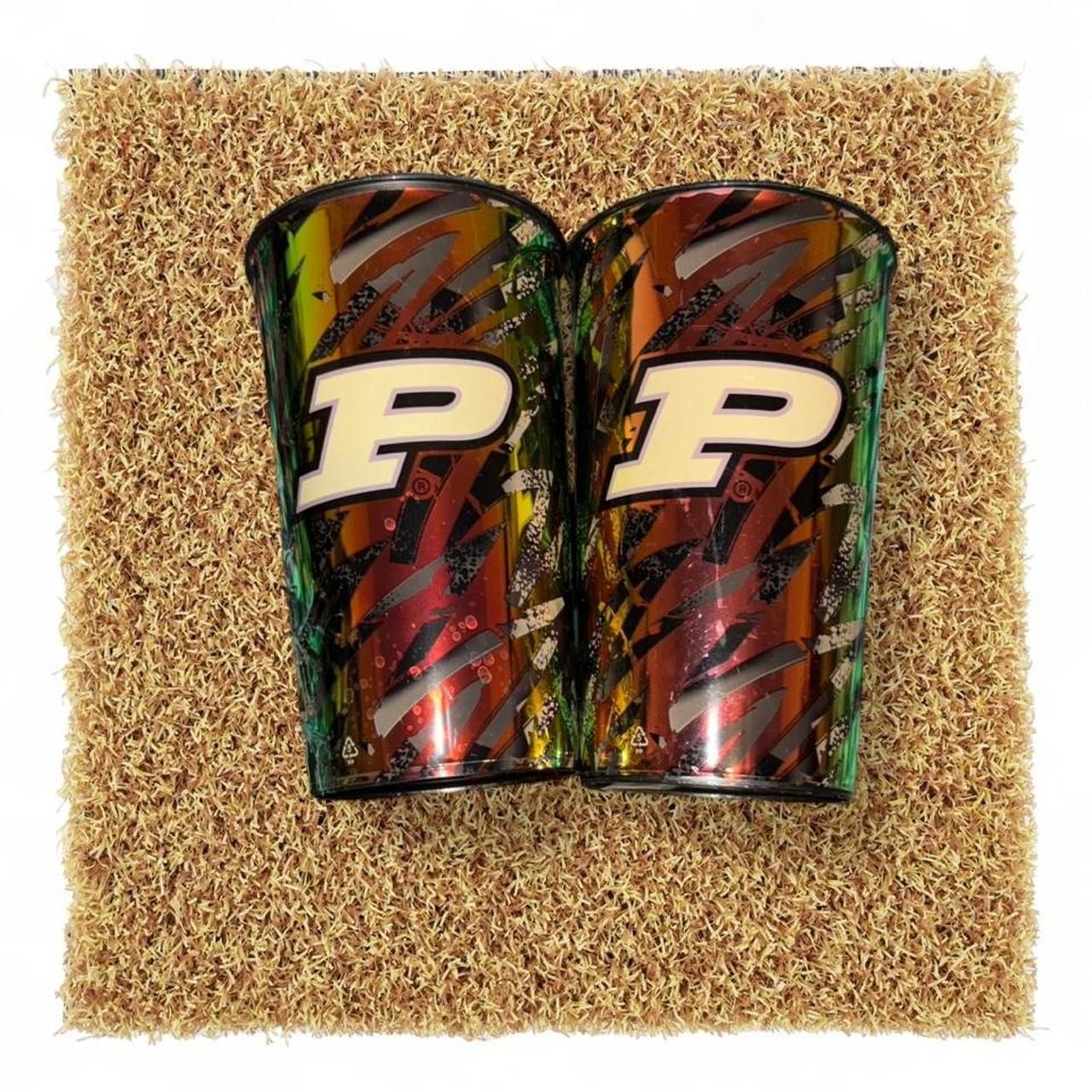 Purdue Coca Cola multicoloured glass tumblers #gifting #summer gallery