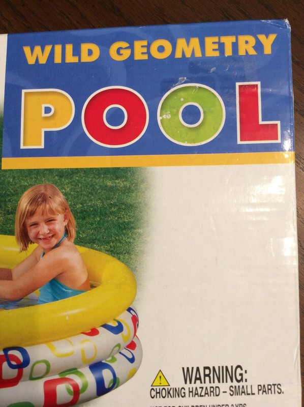 Wild Geometry Three Ring Inflatable Pool 58” X 13” gallery