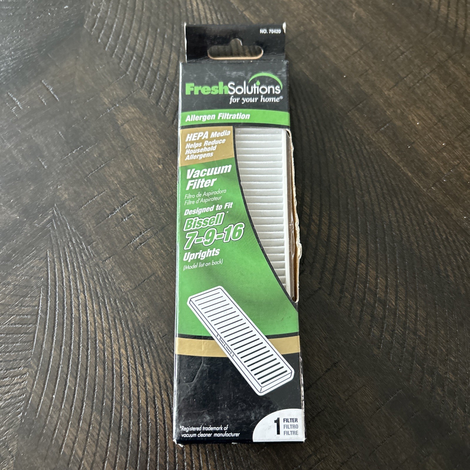 Fresh Solutions Vacuum Filter Allergen Filtration HEPA Bissell 7-9-16 Uprights gallery
