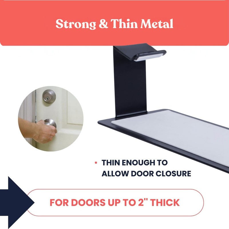 Extra Large Lock Box Door Mount Bracket - Over The Mounted Lockbox The Hook gallery