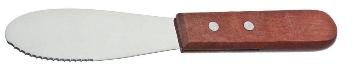 Sandwich Spreader Butter Knife Cheese Knives Stainless Steel Wide Blade 4 pack gallery