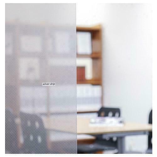 BDF 4SID Decorative Window Film Silver Drip