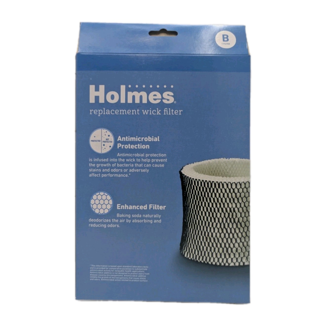 Holmes Type B Humidifier Filter 2 Pack Antimicrobial Wick HWF64 Fits 1745 1746 gallery