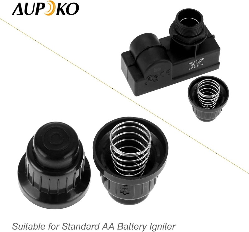2-Pack AA Battery Push Button Igniter Caps for Gas Grill Spark Generator gallery