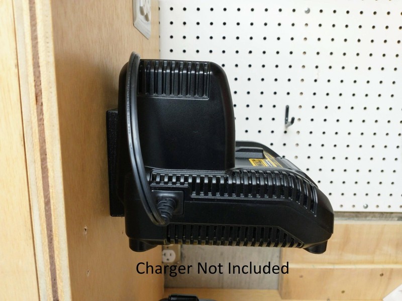 Wall Mount Holder for DeWalt DCB114 40V Charger and 40V Battery Mounts gallery