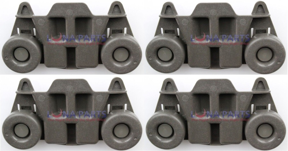 WDT970SAHB0 Whirlpool Dishwasher Lower Dishrack Rollers (4 Pack)